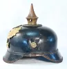 Prussian Ersatz Black Lacquered Metal Helmet Visuel 2